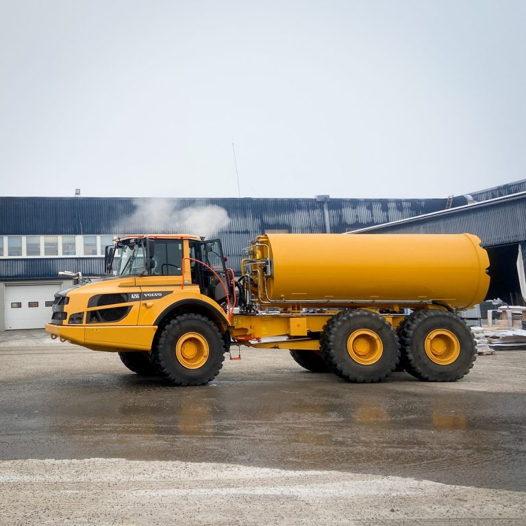 Tillverkning vattentank till spoldumper, Kristinebergsgruvan